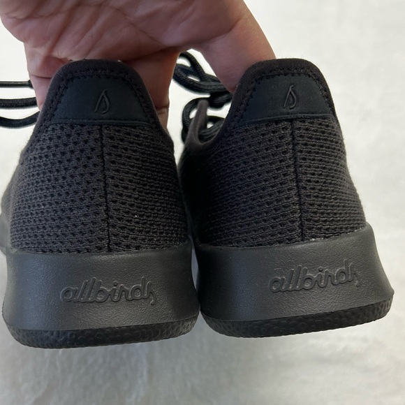 {Sz7} ALLBIRDS Women's Tree Runners-Jet Black (Black Sole) - Picture 9 of 11